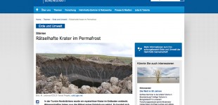 Rätselhafter Krater im Permafrost